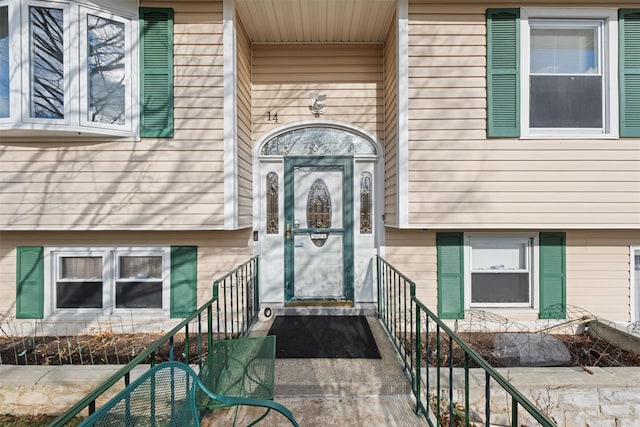 view of entrance to property