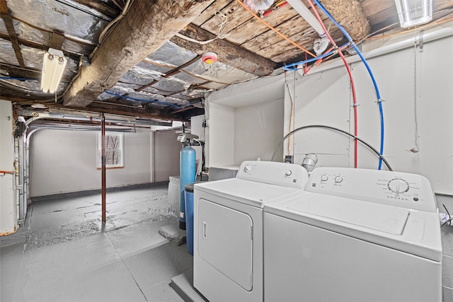 laundry area with washer and clothes dryer