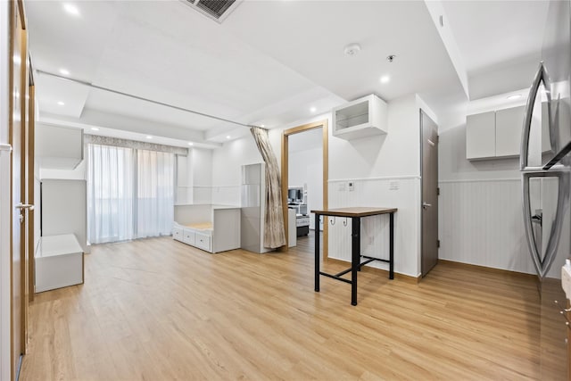 bonus room featuring light wood-type flooring