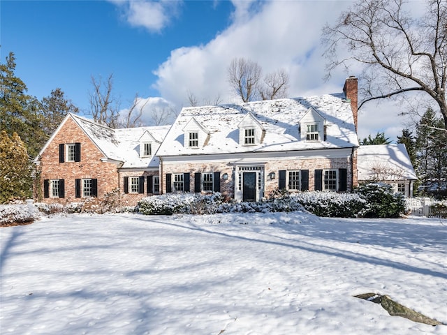 view of cape cod-style house