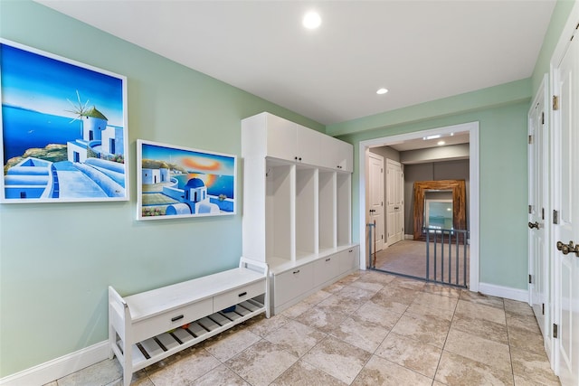 view of mudroom