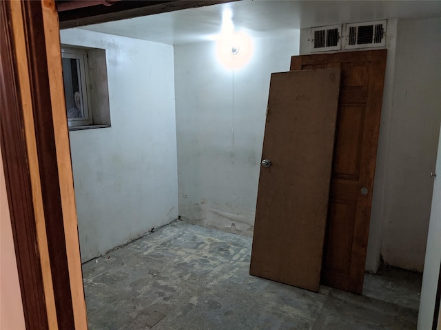 view of basement