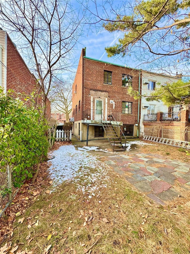 view of back of property