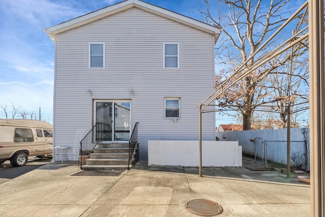 view of rear view of property