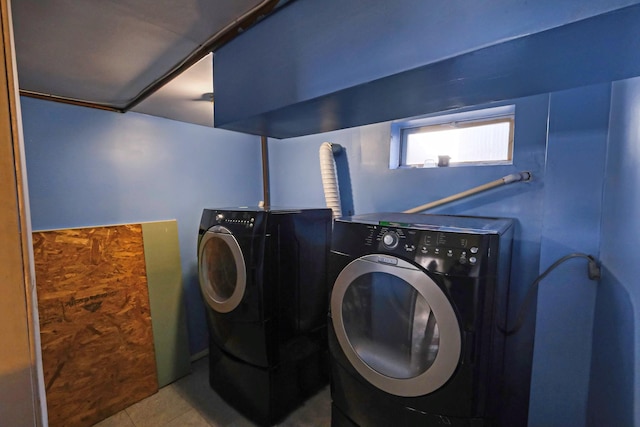 laundry area featuring separate washer and dryer