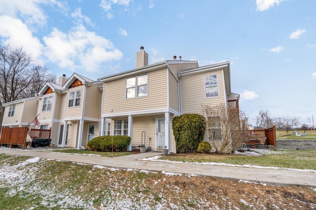 view of townhome / multi-family property