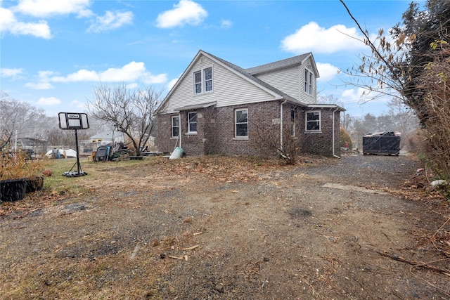 view of rear view of property