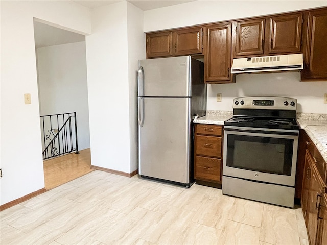 kitchen featuring stainless steel appliances