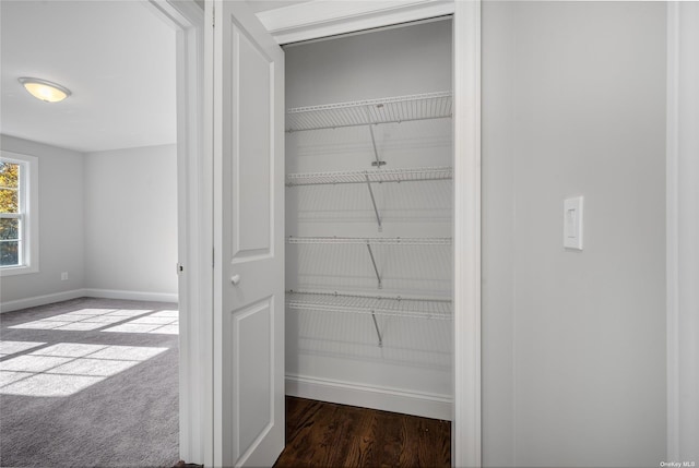 view of closet