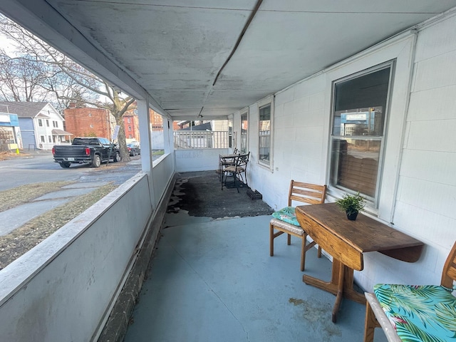 view of patio / terrace with covered porch