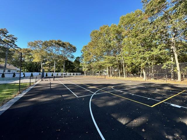 view of sport court