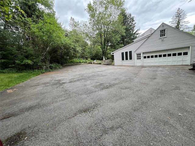 view of home's exterior featuring a garage