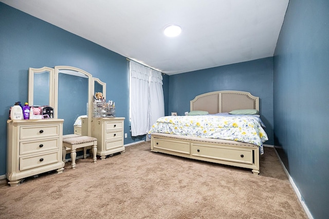 bedroom featuring carpet floors