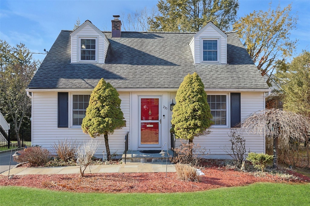 view of cape cod house