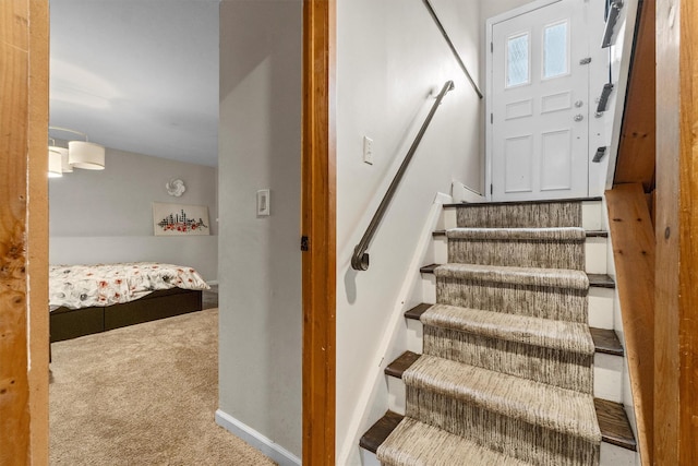 23 Old Brick Rd, New City, NY 10956 - stairway with carpet floors
