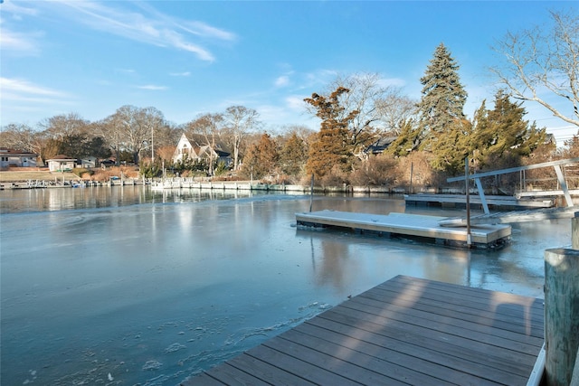 2360 Peconic Bay Blvd, Laurel, NY 11948 - dock featuring a water view