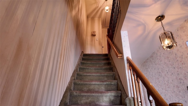 view of staircase