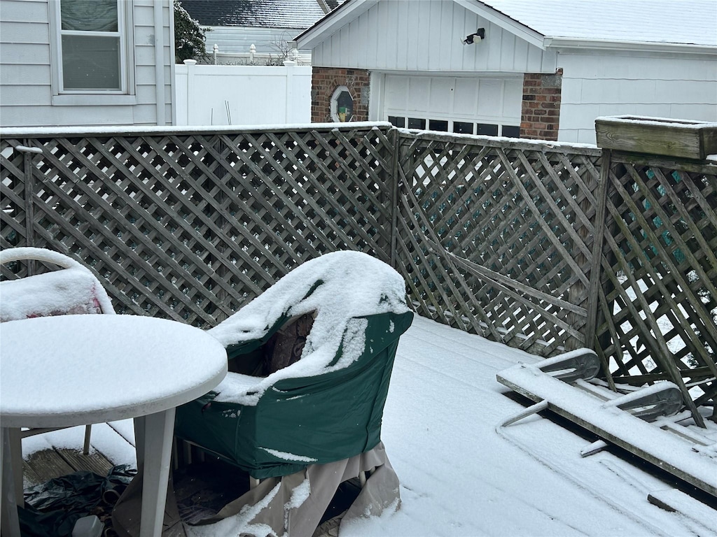 exterior space featuring a wooden deck