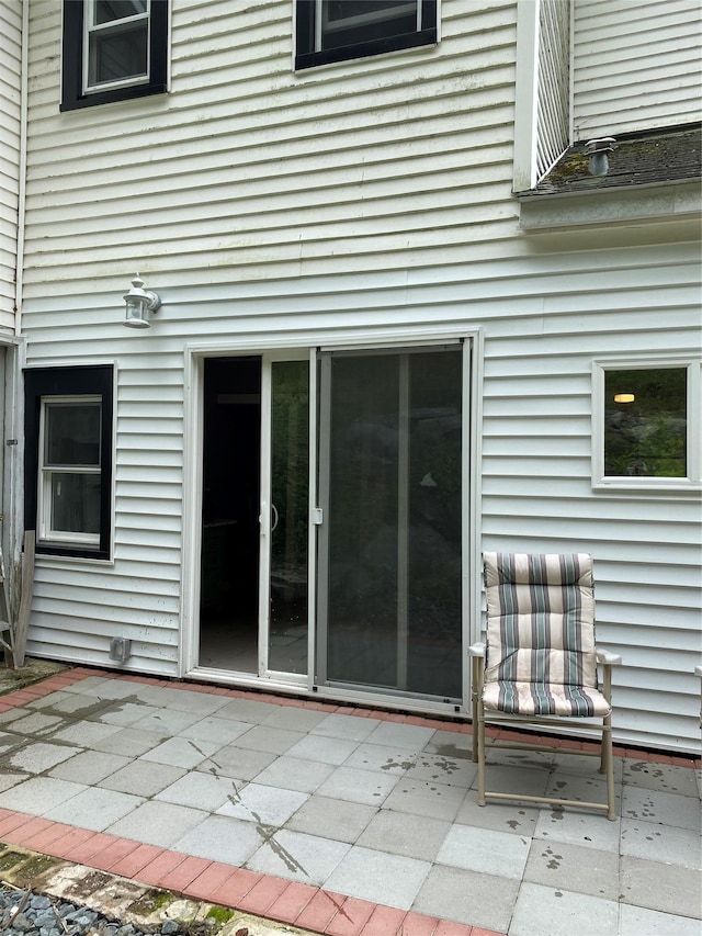 rear view of house with a patio area