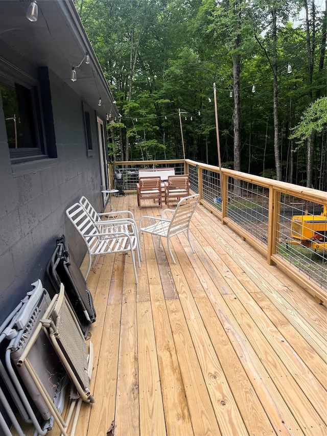 view of deck