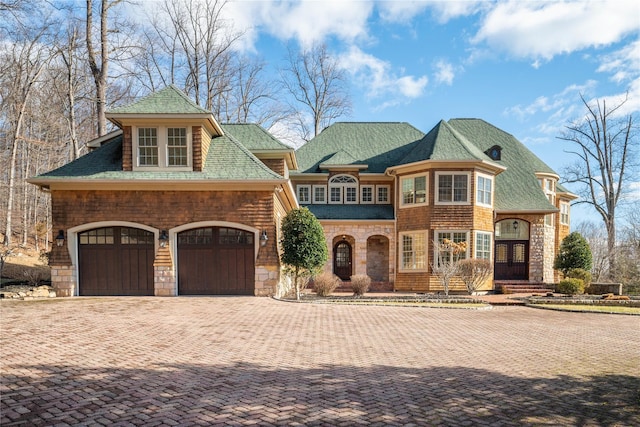 view of front of home with french doors