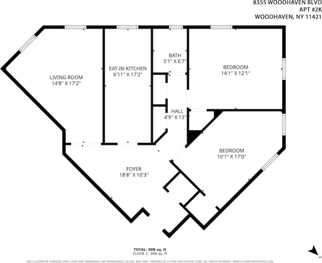 8355 Woodhaven Blvd Unit 2K, Woodhaven, NY 11421 - property floor plan