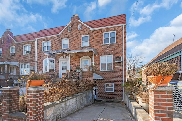 multi unit property with an AC wall unit