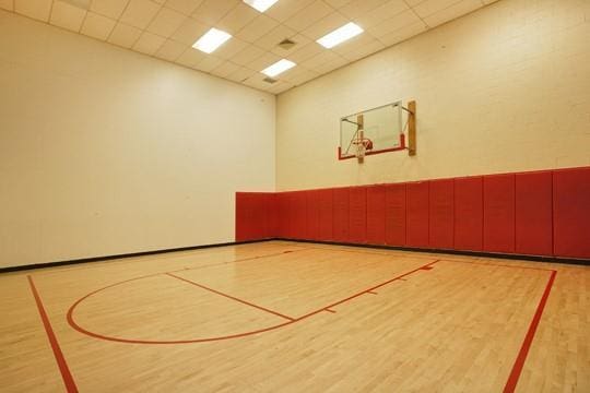 view of basketball court