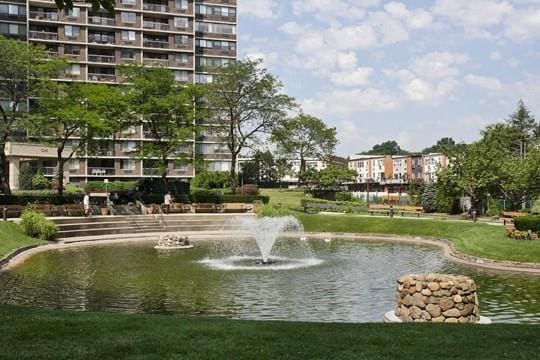 view of home's community featuring a water view