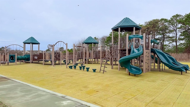 view of play area