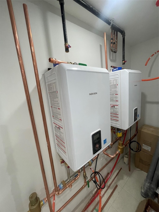 utilities with tankless water heater