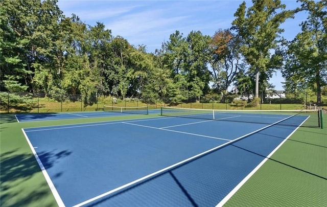 view of sport court