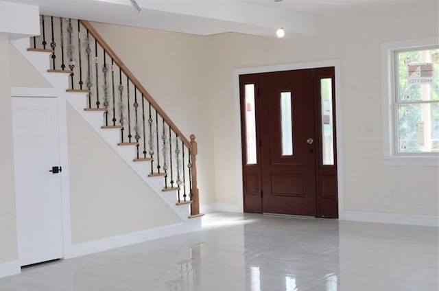 view of entrance foyer