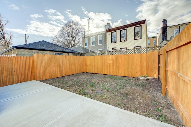 view of yard with a patio