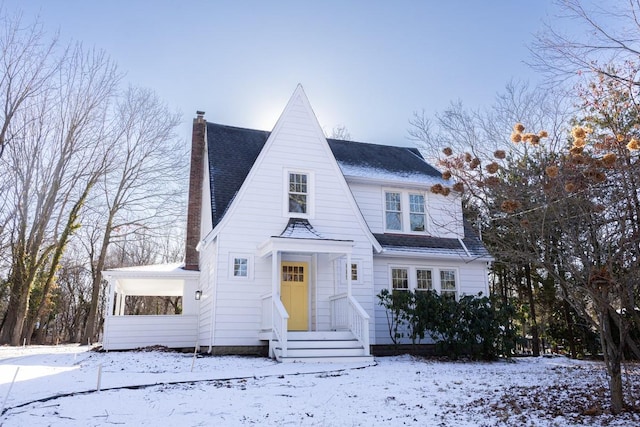 view of front of property