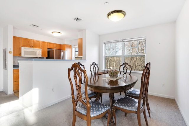 view of dining space