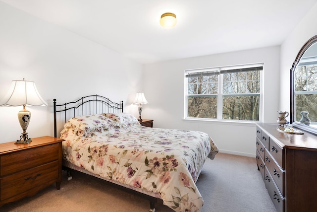 bedroom featuring carpet flooring