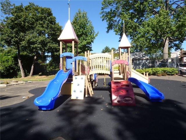 view of jungle gym