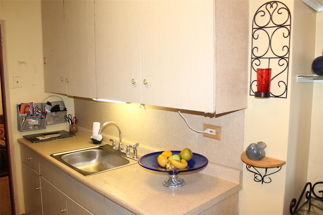 87-10204 204 Steet Unit A-62, Hollis, NY 11423 - kitchen featuring a sink and light countertops