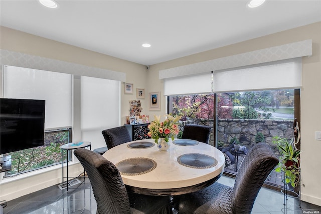 view of dining room