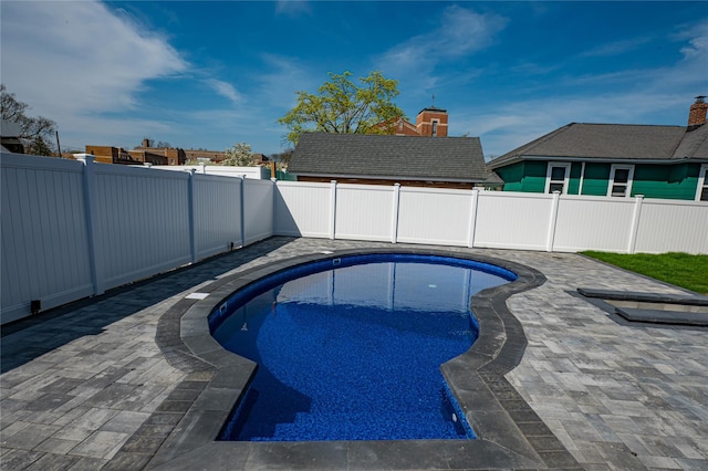 2726 Clarendon Ave, Bellmore, NY 11710 - view of pool with a fenced backyard and a patio