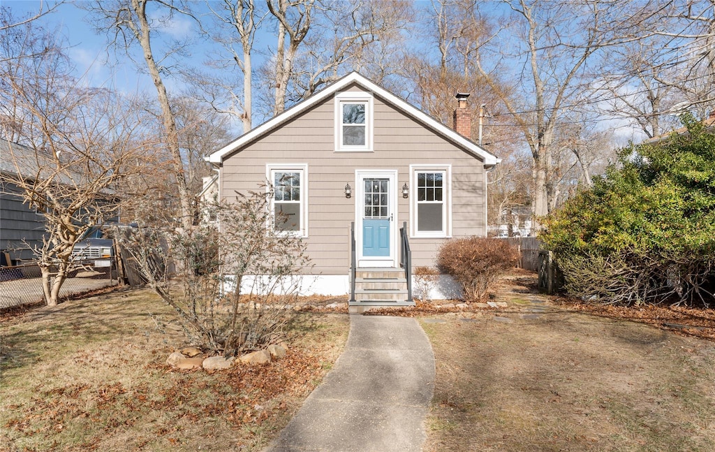 view of bungalow-style house