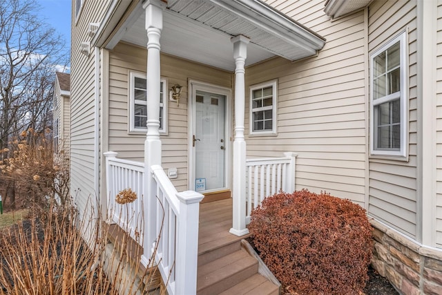 view of entrance to property