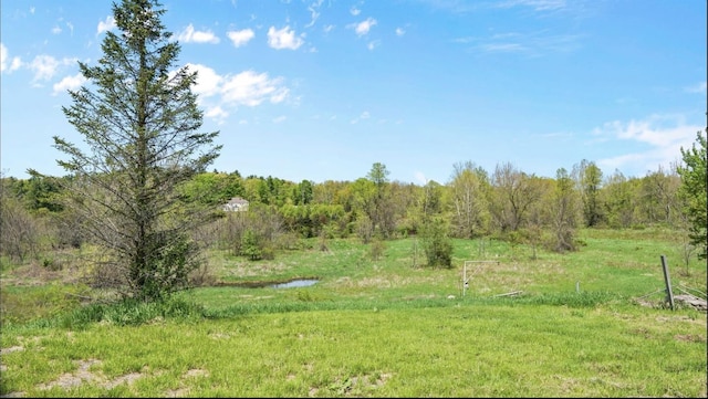 exterior space featuring a rural view