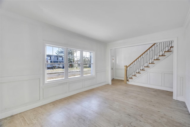 interior space featuring light wood-type flooring