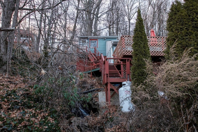 view of back of property