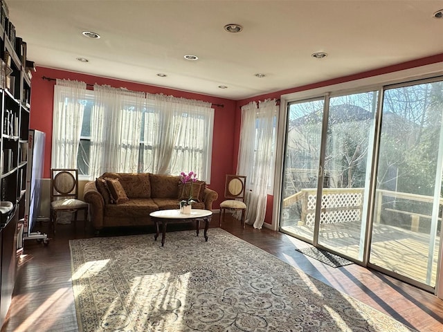 sunroom with a wealth of natural light