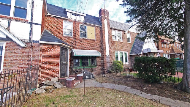 view of rear view of property