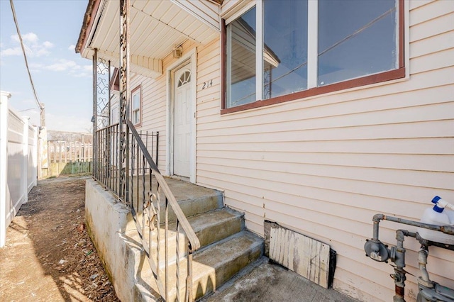 view of property entrance