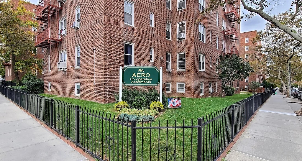 view of property featuring cooling unit